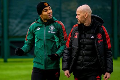 Casemiro and Erik Ten Hag