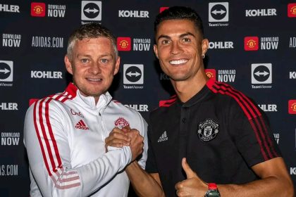 Ole Gunner and CristianoRonaldo