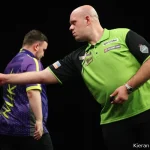 Michael Van Gerwen and Luke Littler