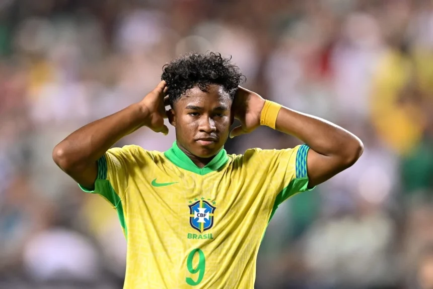 Dorival Jr reveals why Endrick is Omitted from Brazil Squad for Upcoming Qualifier Matches 1 Endrick