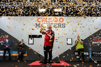 2024 Masters Final Stephen Bunting Trophy