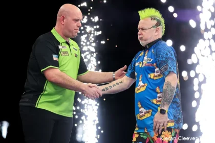 Michael van Gerwen and Peter Wright