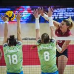 USA Defeats Slovenia in World Championship Opener; Coach Gains Attention Riding a Scooter 5 USA Vs. Slovenia at 2025 FIVB Women’s Volleyball World Championship