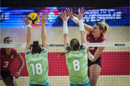 USA Vs. Slovenia at 2025 FIVB Women’s Volleyball World Championship