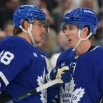 William Nylander and Mitch Marner