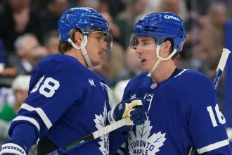 William Nylander and Mitch Marner