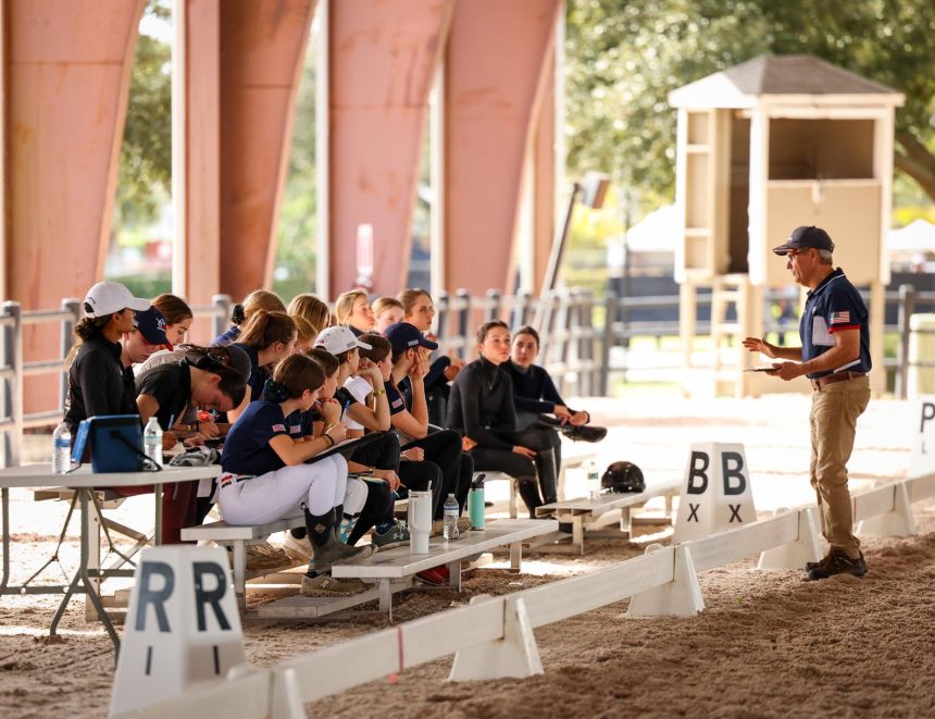 Horse Care Education Session at the 2025 USEF Dressage Youth Training Session