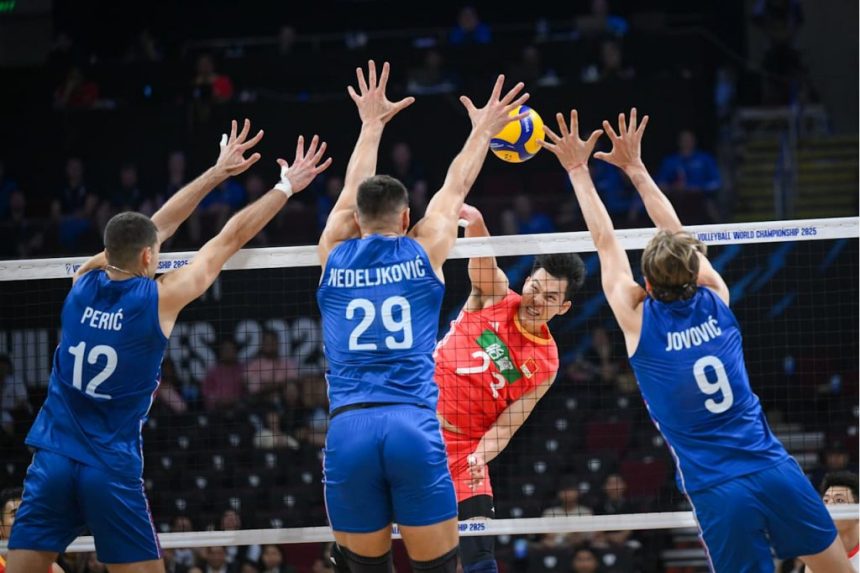 Serbia vs China at 2025 FIVB Men's Volleyball World Championship