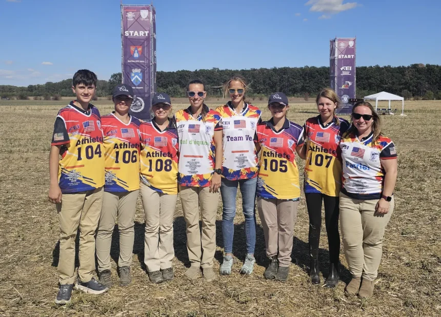 The U.S. Endurance Team at the 2025 FEI Endurance World Championships for Juniors and Young Riders
