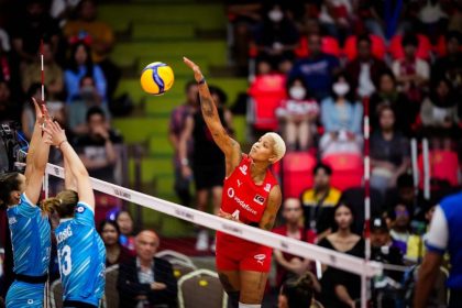 Vargas in attack at 2025 FIVB Volleyball Women’s World Championship