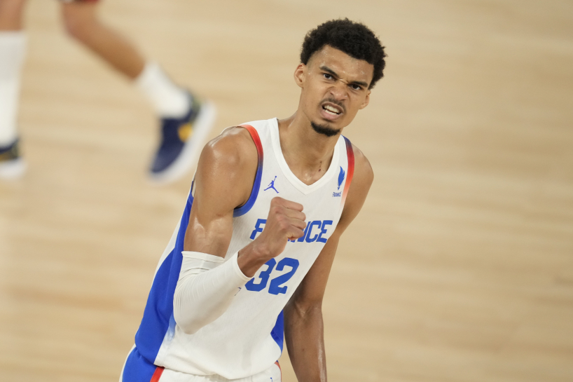 Victor Wembanyama at FIBA EuroBasket 2025
