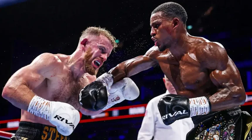 Ezra Taylor Knocks Out Steed Woodall in Round Nine to Claim WBA Continental Gold 1 Ezra Taylor and Steed Woodall