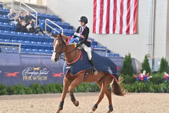 Ivy Bonds at US Equestrian