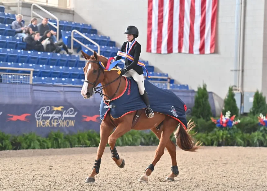 Ivy Bonds Wins 2025 USEF/NCEA Junior Hunter Seat Medal Final – East at Pennsylvania National Horse Show 1 Ivy Bonds at US Equestrian