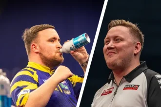 Luke Littler and Martin Schindler