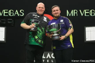 Martin Lukeman and Luke Littler