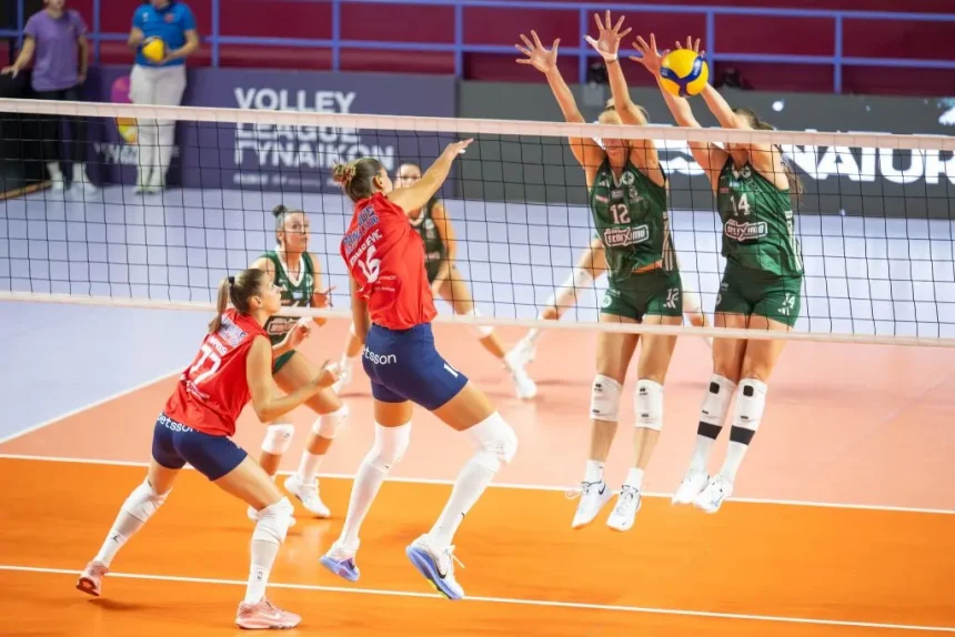 Panathinaikos Edge Panionios 3–2 in Tight Greek Women’s League Contest 1 Panathinaikos vs Panionios