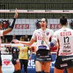 Sesi Bauru Secures Second Victory, Secures Top Spot in Superliga 4 Sesi Bauru